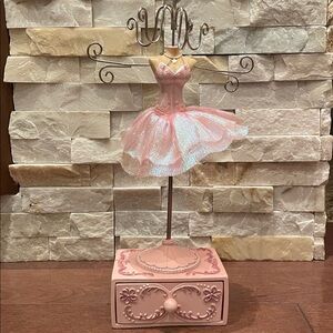 Pink Dress Jewelry Holder